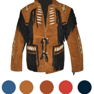 Western Leather Jacket | D4V3 Multi-Color