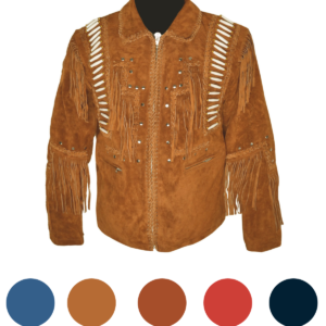Western Leather Jacket | D5V1 Multi-Color