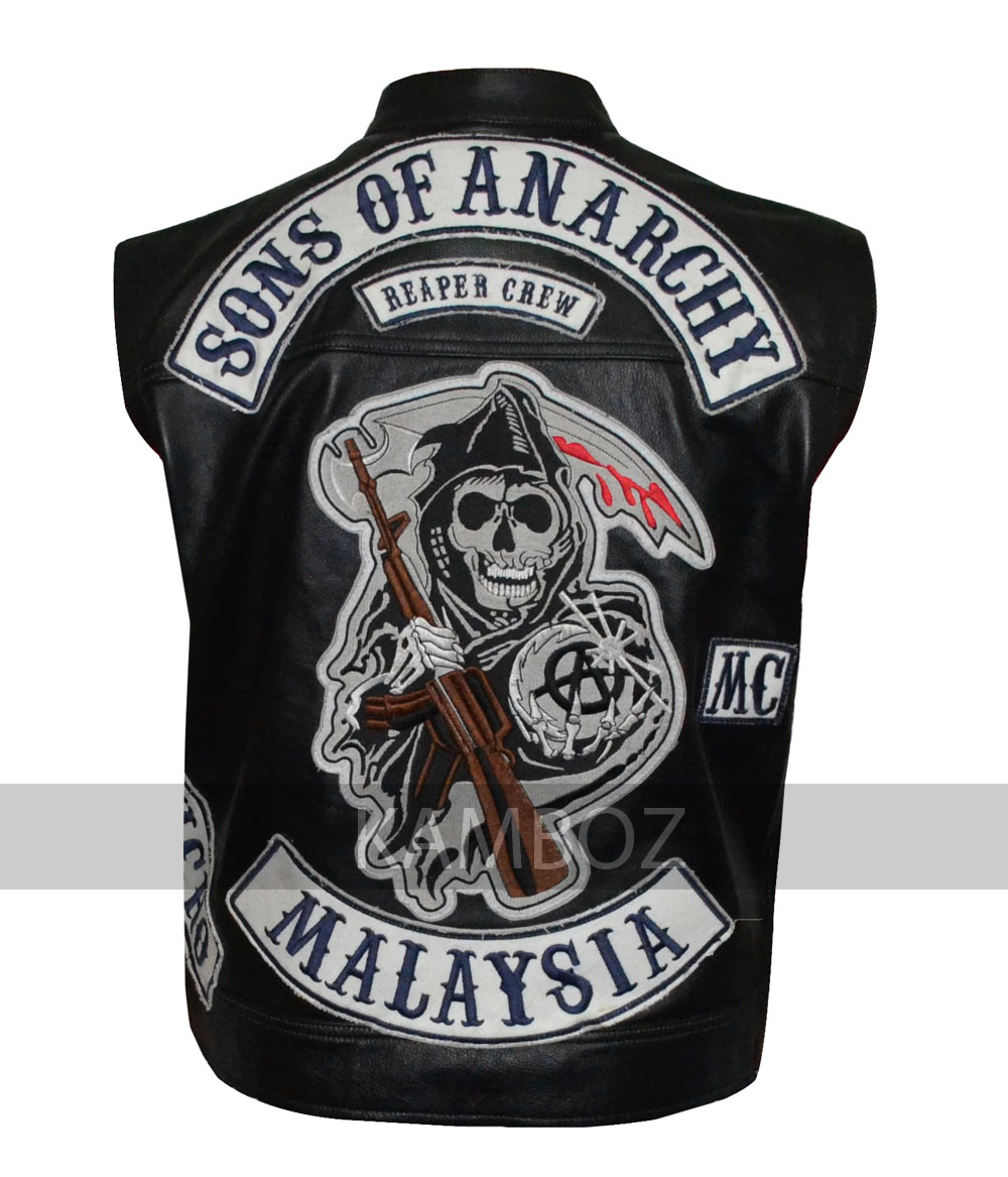 Son of Anarchy Leather Jacket+Vest - Image 3