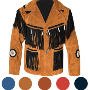 Western Leather Jacket | D11V2 Multi-Color