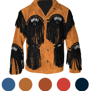 Western Leather Jacket | D12V2 Multi-Color