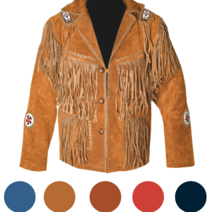 Western Leather Jacket | D13V1 Multi-Color