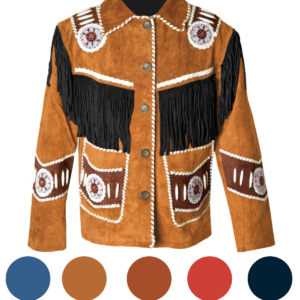 Western Leather Jacket | D14V2 Multi-Color