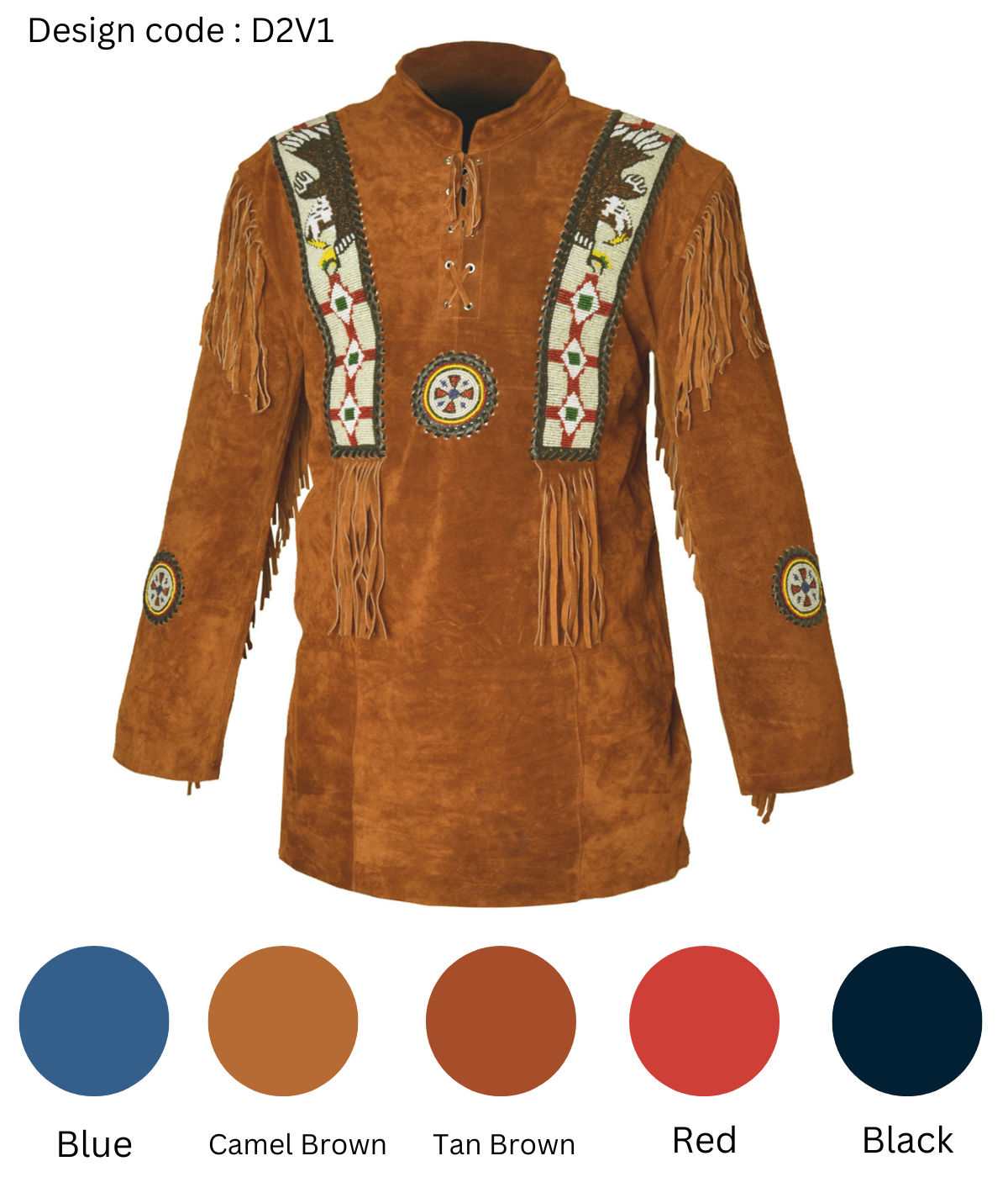 Western Leather Jacket | D2V1 Multi-Color