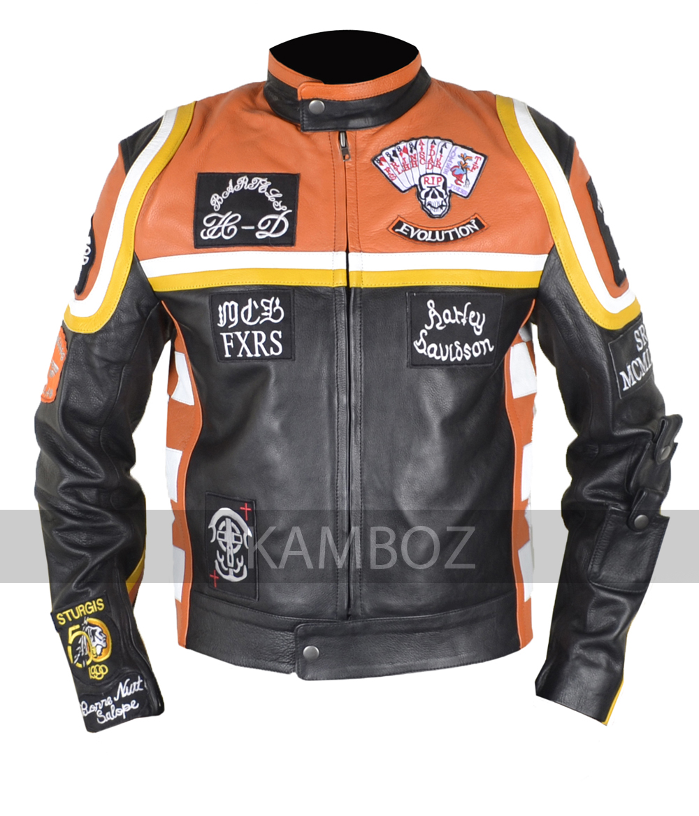 Marlboro Man Jacket | Mickey Rourke Harley Davidson Jacket