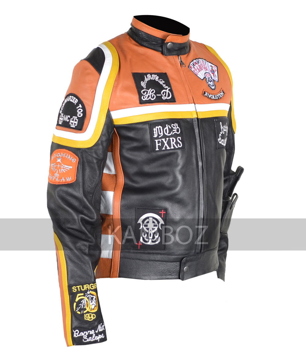 Marlboro Man Jacket | Mickey Rourke Harley Davidson Jacket - Image 3