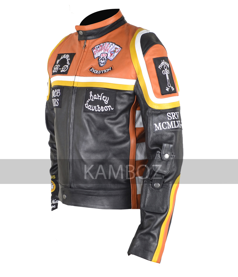 Marlboro Man Jacket | Mickey Rourke Harley Davidson Jacket - Image 4