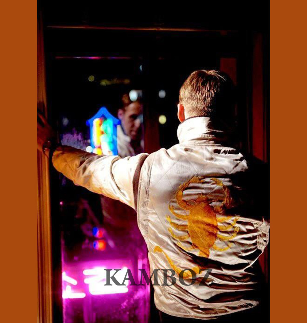 Ryan Gosling Drive Jacket White - Image 3