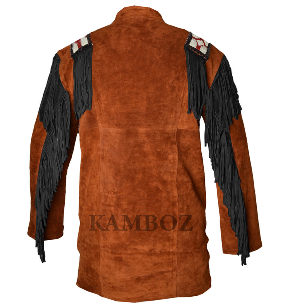 Western Leather Jacket | D2V2 Multi-Color - Image 4