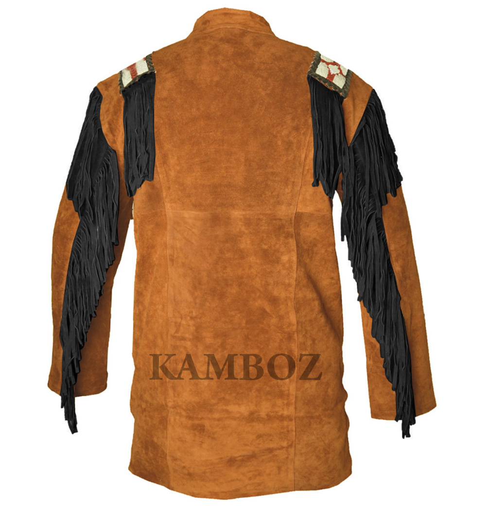 Western Leather Jacket | D2V2 Multi-Color - Image 6