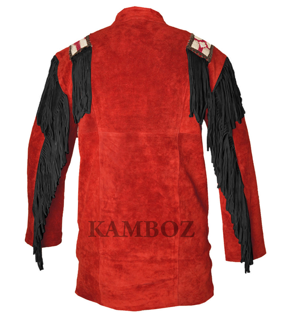 Western Leather Jacket | D2V2 Multi-Color - Image 2