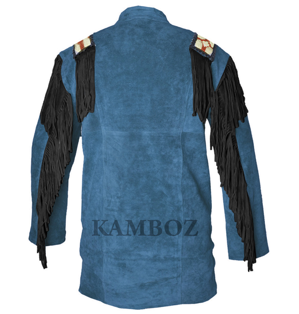 Western Leather Jacket | D2V2 Multi-Color - Image 8