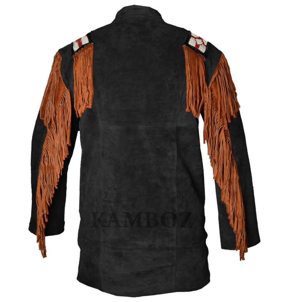 Western Leather Jacket | D2V2 Multi-Color - Image 10