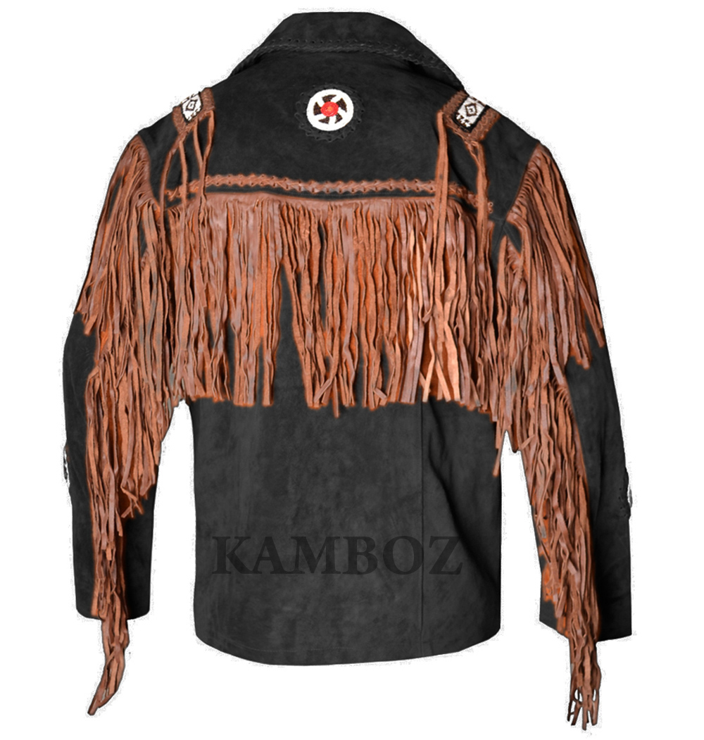 Western Leather Jacket | D7V3 Multi-Color - Image 5