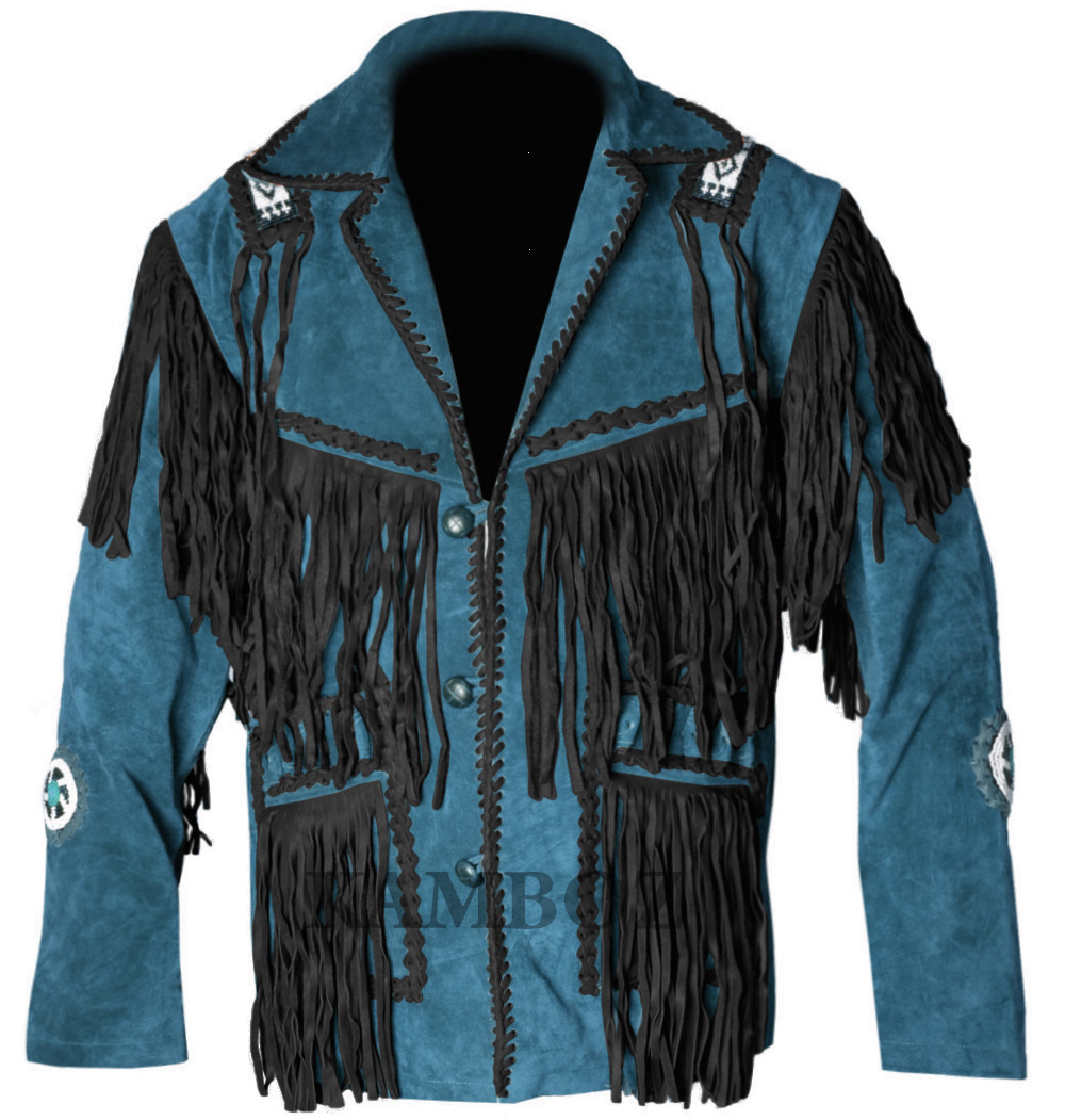 Western Leather Jacket | D7V3 Multi-Color - Image 6