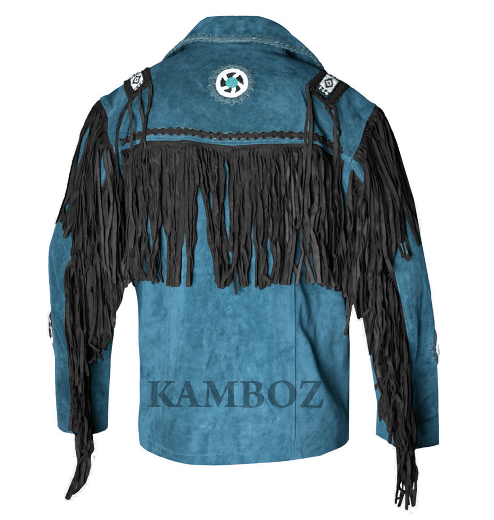 Western Leather Jacket | D7V3 Multi-Color - Image 7