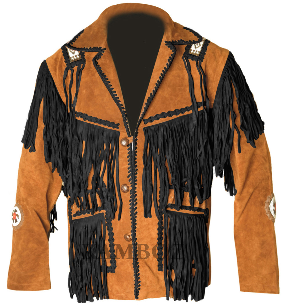 Western Leather Jacket | D7V3 Multi-Color - Image 8