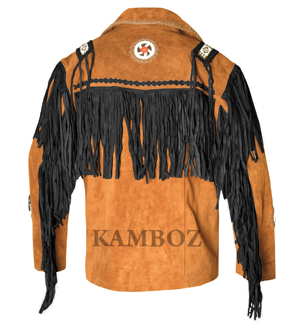 Western Leather Jacket | D7V3 Multi-Color - Image 9