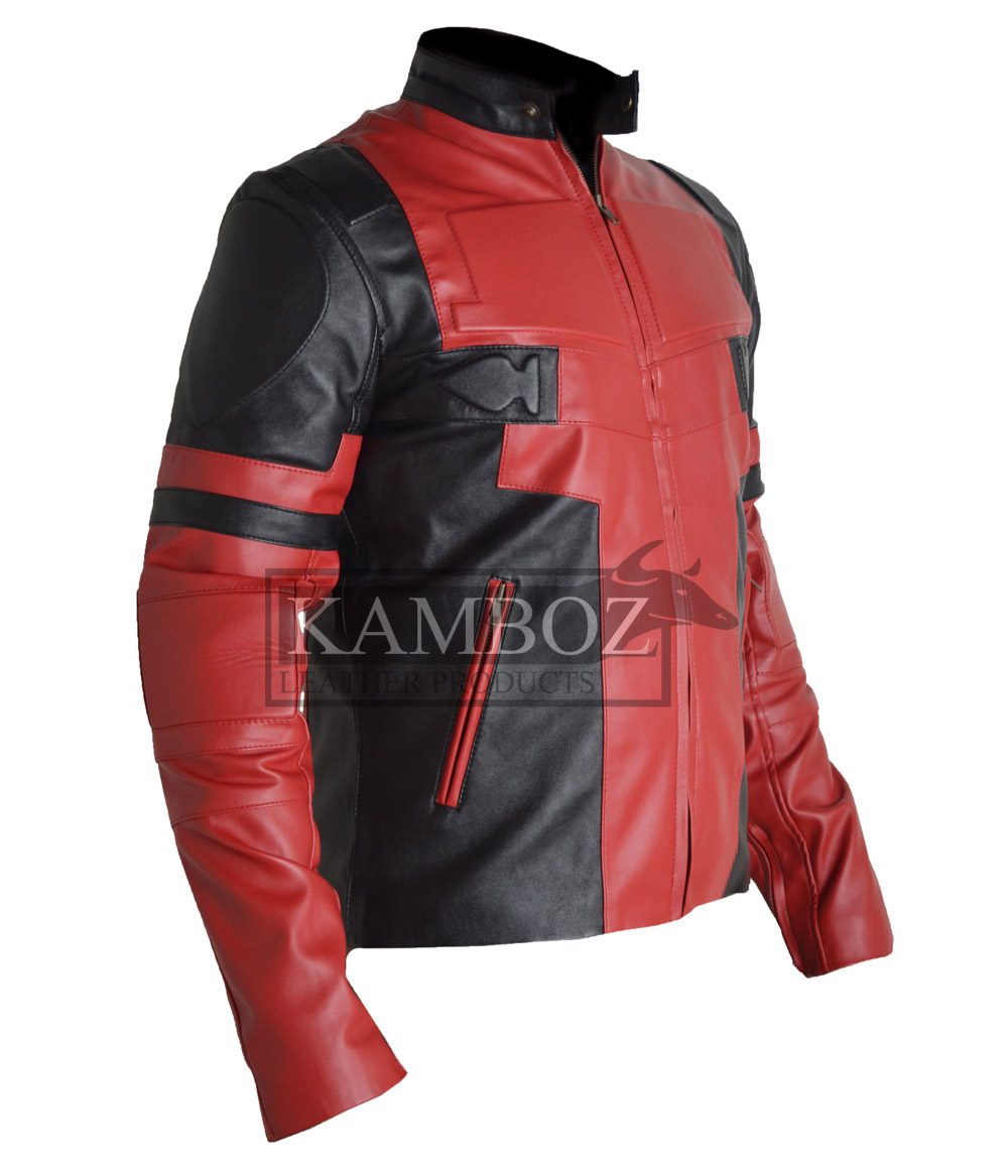 Deadpool Leather Jacket V4 - Image 3