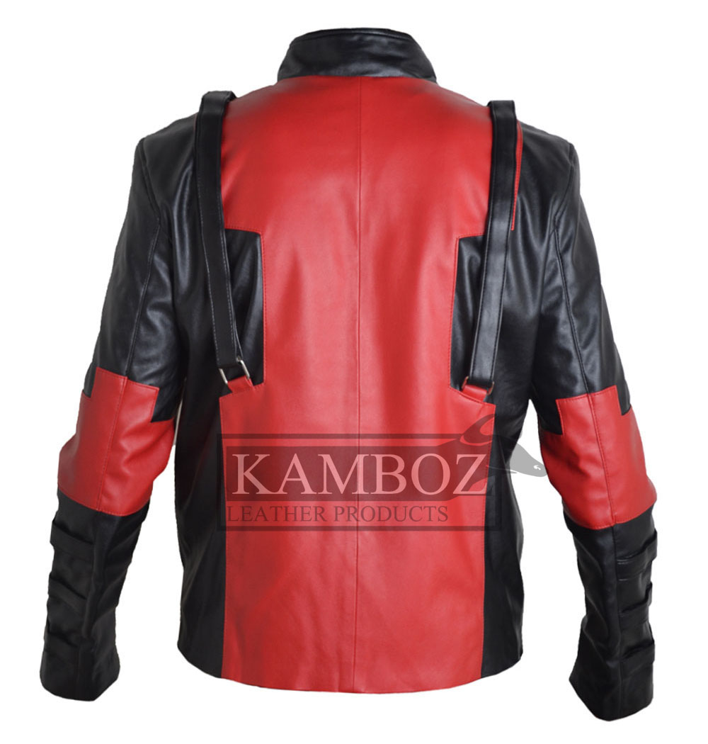 Deadpool Leather Jacket V3 - Image 2