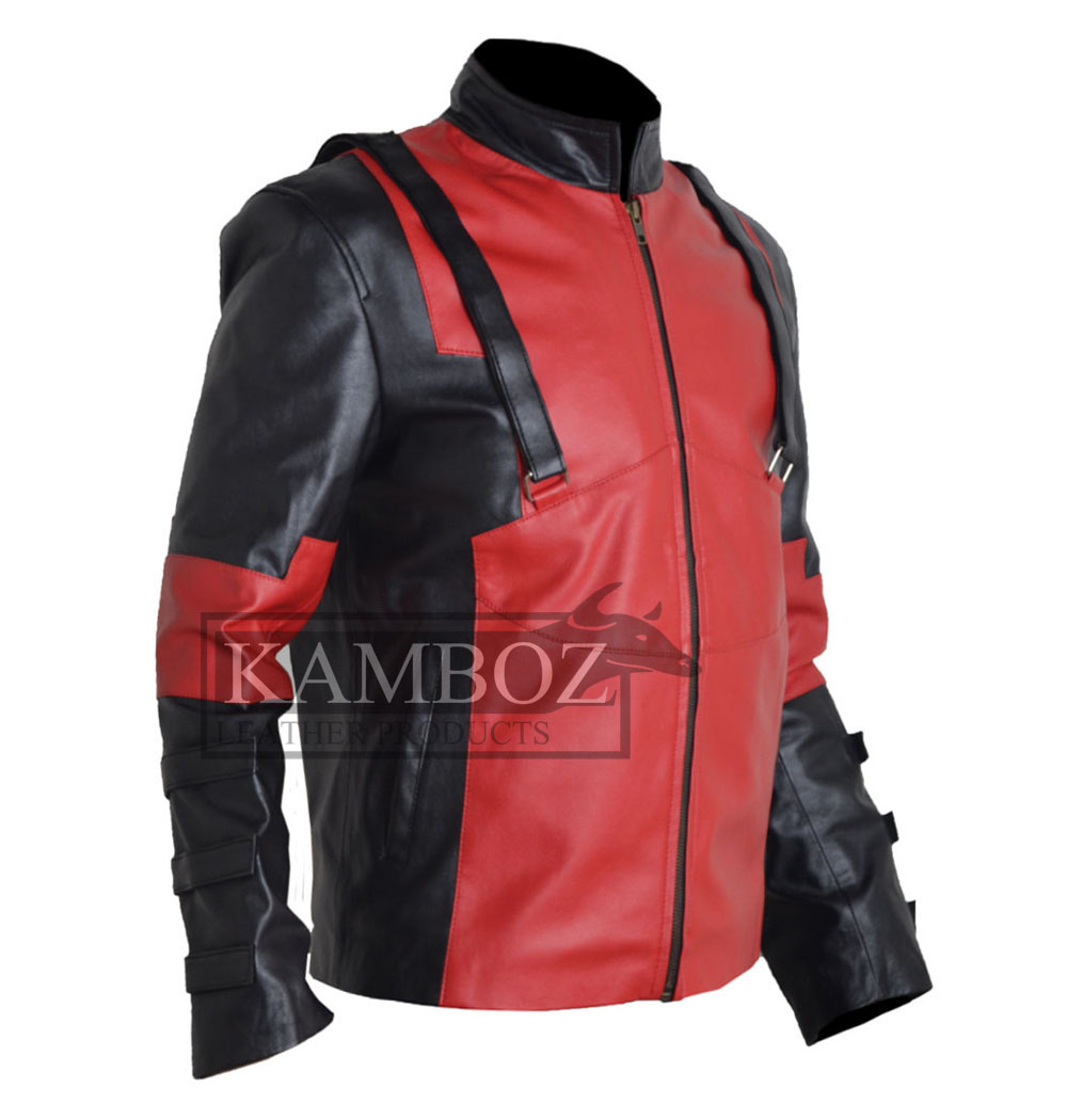Deadpool Leather Jacket V3 - Image 3