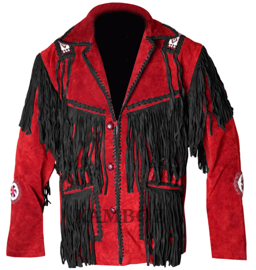 Western Leather Jacket | D7V3 Multi-Color - Image 10