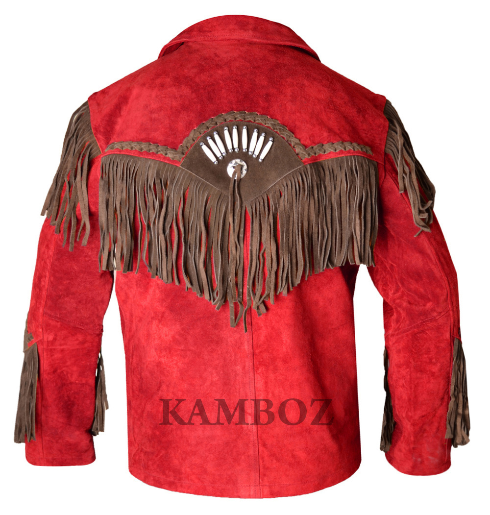 Western Leather Jacket | D12V1 Multi-Color - Image 9