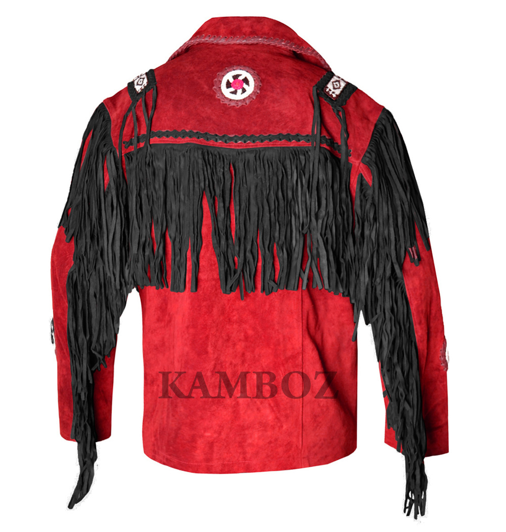 Western Leather Jacket | D7V3 Multi-Color - Image 11