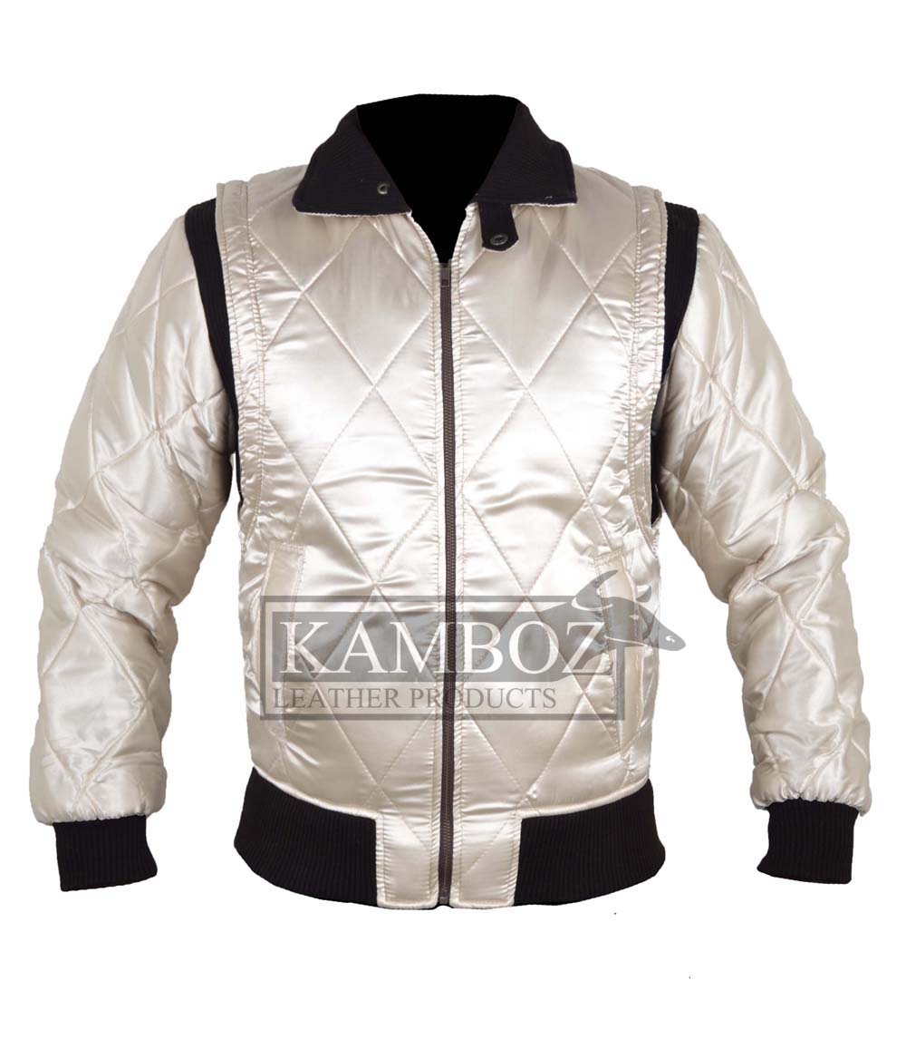 Ryan Gosling Drive Jacket White - Image 2