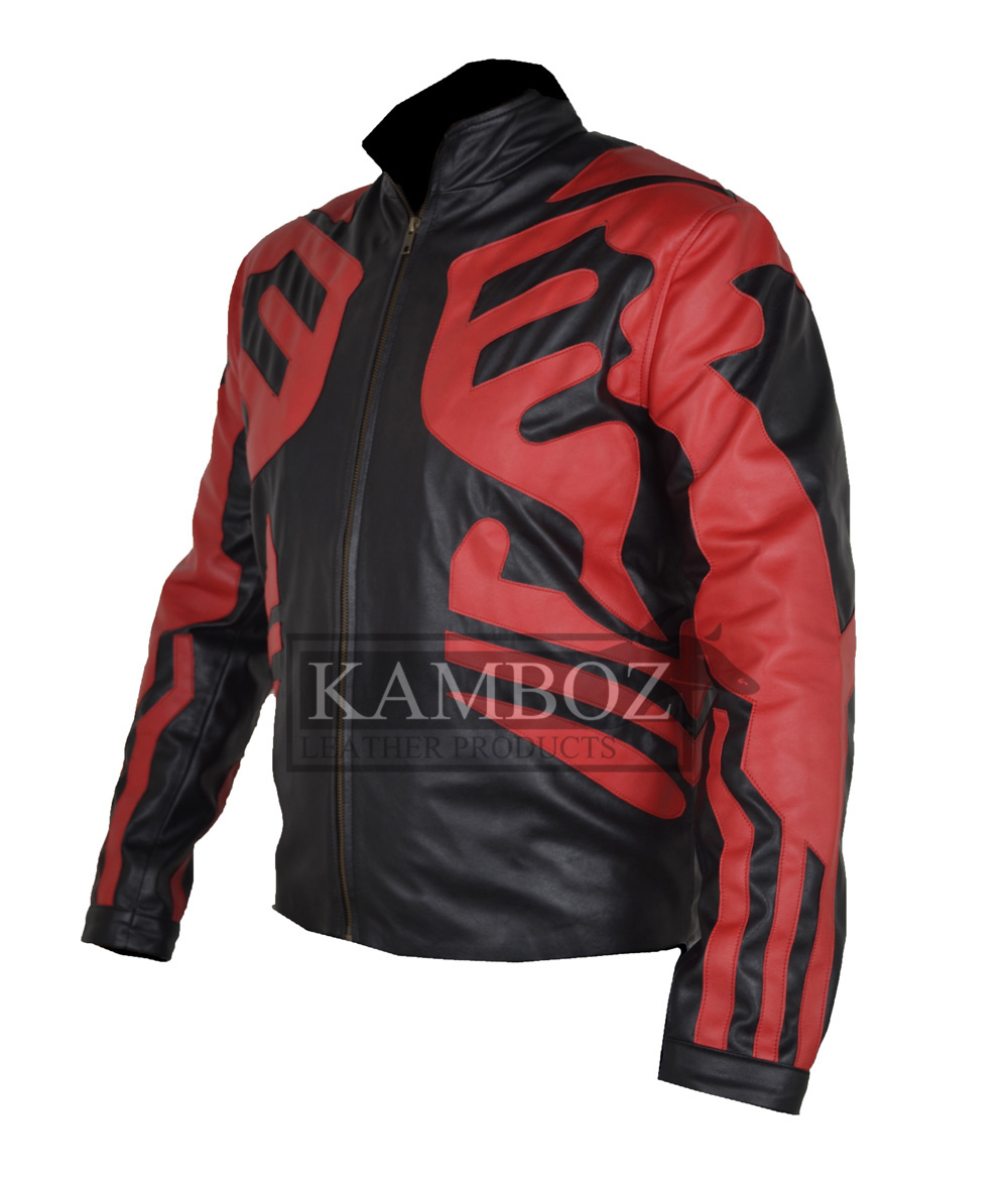 Star Wars Leather Jacket | Star Wars Darth Maul Jacket - Image 3