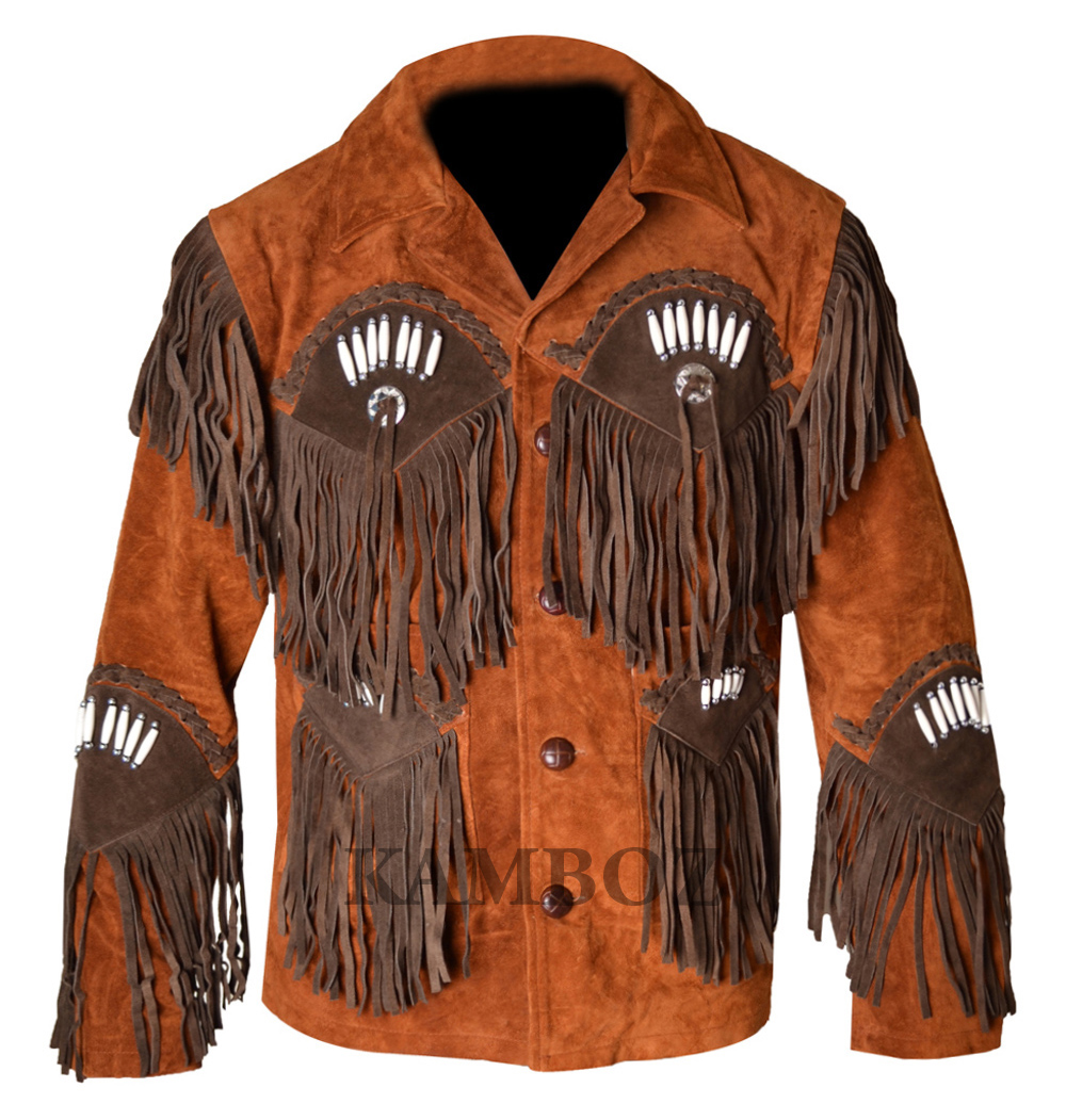 Western Leather Jacket | D12V1 Multi-Color - Image 10